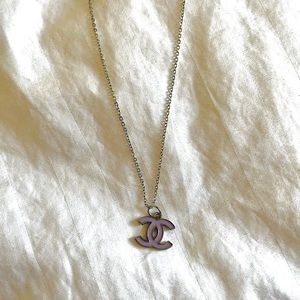 Upcycled designer pendant necklace